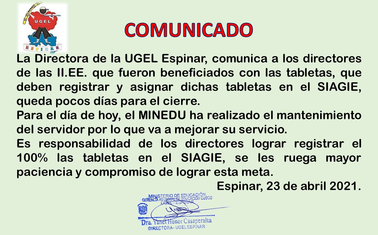 Comunicado