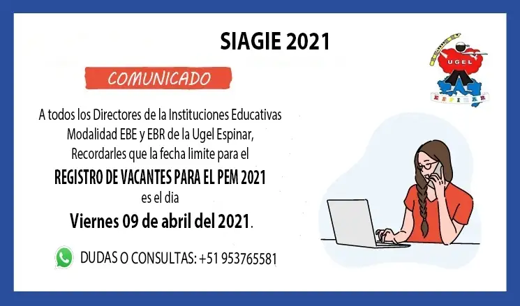 REGISTRO DE VACANTES - PEM 2021