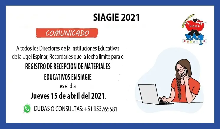 REGISTRO DE MATERIAL EDUCATIVO EN EL SIAGIE